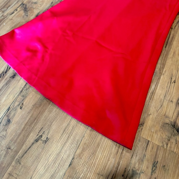 Black Halo Eve Katiyah Strapless Red Mermaid Gown Sweetheart Neckline - Picture 7 of 8